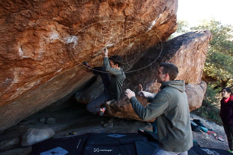 Bouldering in Hueco Tanks on 12/15/2019 with Blue Lizard Climbing and Yoga

Filename: SRM_20191215_1152070.jpg
Aperture: f/5.0
Shutter Speed: 1/250
Body: Canon EOS-1D Mark II
Lens: Canon EF 16-35mm f/2.8 L