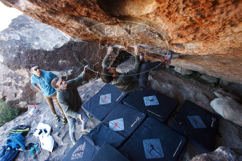 Bouldering in Hueco Tanks on 12/15/2019 with Blue Lizard Climbing and Yoga

Filename: SRM_20191215_1155090.jpg
Aperture: f/4.0
Shutter Speed: 1/250
Body: Canon EOS-1D Mark II
Lens: Canon EF 16-35mm f/2.8 L