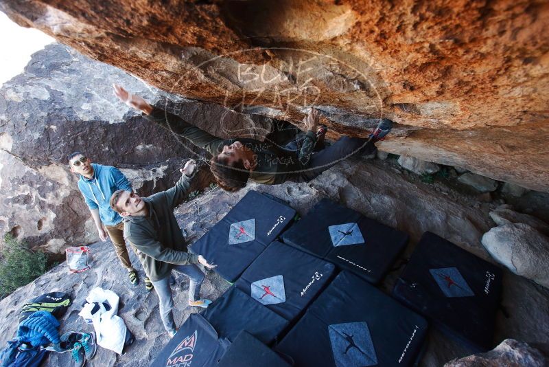 Bouldering in Hueco Tanks on 12/15/2019 with Blue Lizard Climbing and Yoga

Filename: SRM_20191215_1155120.jpg
Aperture: f/4.0
Shutter Speed: 1/250
Body: Canon EOS-1D Mark II
Lens: Canon EF 16-35mm f/2.8 L