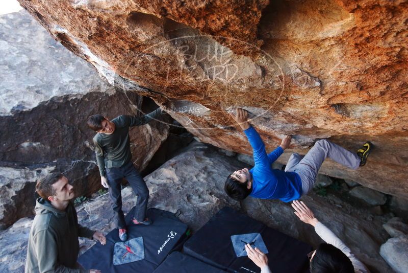 Bouldering in Hueco Tanks on 12/15/2019 with Blue Lizard Climbing and Yoga

Filename: SRM_20191215_1207061.jpg
Aperture: f/5.0
Shutter Speed: 1/250
Body: Canon EOS-1D Mark II
Lens: Canon EF 16-35mm f/2.8 L