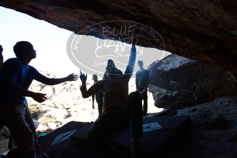 Bouldering in Hueco Tanks on 12/15/2019 with Blue Lizard Climbing and Yoga

Filename: SRM_20191215_1213490.jpg
Aperture: f/6.3
Shutter Speed: 1/250
Body: Canon EOS-1D Mark II
Lens: Canon EF 16-35mm f/2.8 L