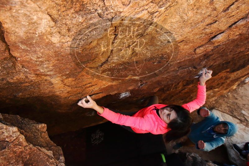 Bouldering in Hueco Tanks on 12/15/2019 with Blue Lizard Climbing and Yoga

Filename: SRM_20191215_1412210.jpg
Aperture: f/5.0
Shutter Speed: 1/250
Body: Canon EOS-1D Mark II
Lens: Canon EF 16-35mm f/2.8 L