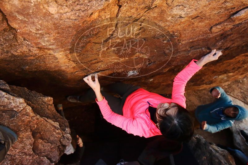 Bouldering in Hueco Tanks on 12/15/2019 with Blue Lizard Climbing and Yoga

Filename: SRM_20191215_1412340.jpg
Aperture: f/5.0
Shutter Speed: 1/250
Body: Canon EOS-1D Mark II
Lens: Canon EF 16-35mm f/2.8 L