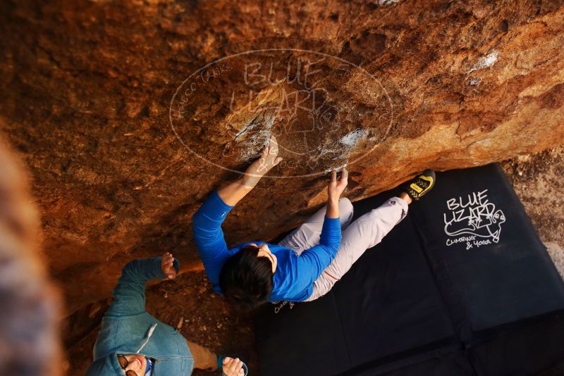 Bouldering in Hueco Tanks on 12/15/2019 with Blue Lizard Climbing and Yoga

Filename: SRM_20191215_1418360.jpg
Aperture: f/2.8
Shutter Speed: 1/125
Body: Canon EOS-1D Mark II
Lens: Canon EF 16-35mm f/2.8 L