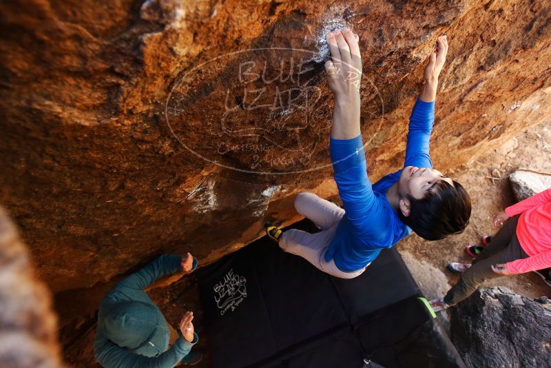 Bouldering in Hueco Tanks on 12/15/2019 with Blue Lizard Climbing and Yoga

Filename: SRM_20191215_1419130.jpg
Aperture: f/2.8
Shutter Speed: 1/160
Body: Canon EOS-1D Mark II
Lens: Canon EF 16-35mm f/2.8 L