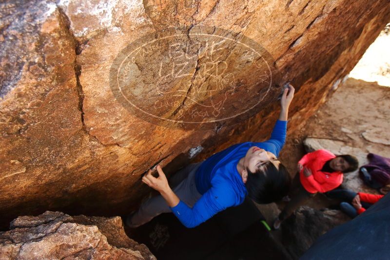 Bouldering in Hueco Tanks on 12/15/2019 with Blue Lizard Climbing and Yoga

Filename: SRM_20191215_1419250.jpg
Aperture: f/4.5
Shutter Speed: 1/250
Body: Canon EOS-1D Mark II
Lens: Canon EF 16-35mm f/2.8 L