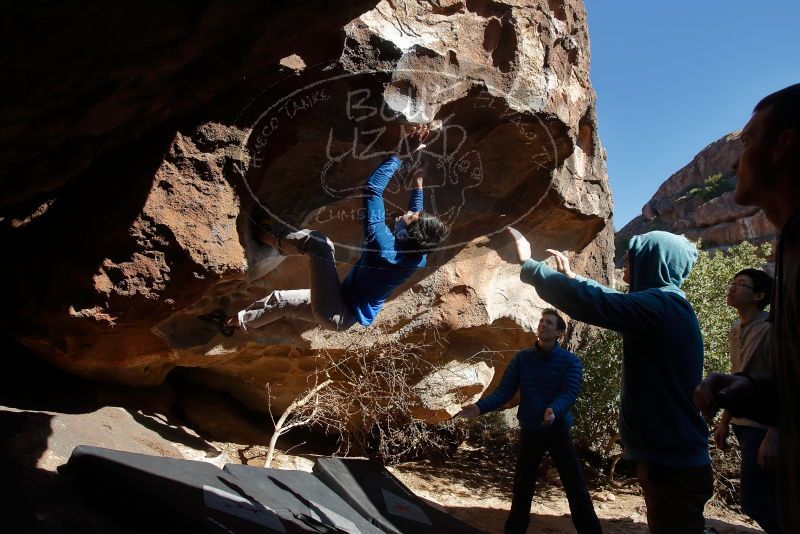 Bouldering in Hueco Tanks on 12/15/2019 with Blue Lizard Climbing and Yoga

Filename: SRM_20191215_1433480.jpg
Aperture: f/5.6
Shutter Speed: 1/400
Body: Canon EOS-1D Mark II
Lens: Canon EF 16-35mm f/2.8 L