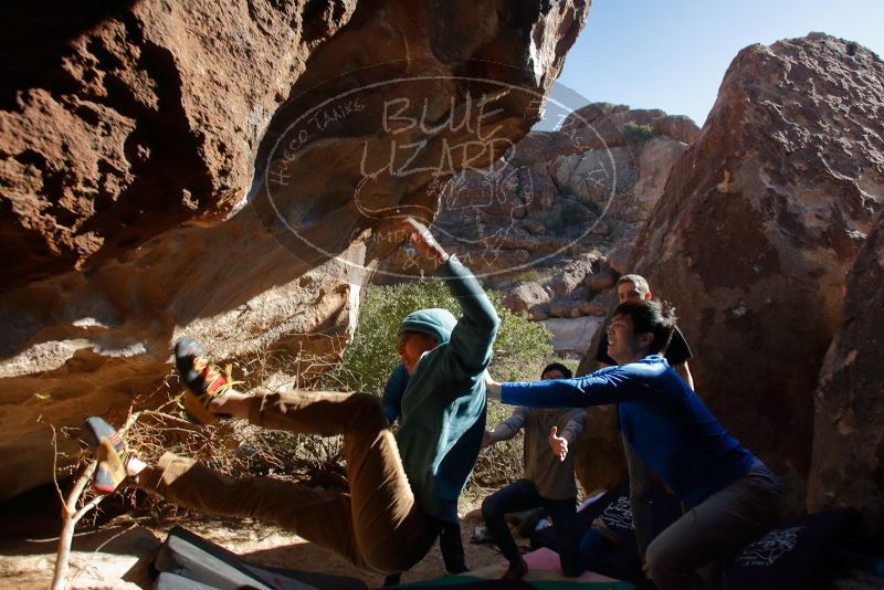 Bouldering in Hueco Tanks on 12/15/2019 with Blue Lizard Climbing and Yoga

Filename: SRM_20191215_1439330.jpg
Aperture: f/5.0
Shutter Speed: 1/400
Body: Canon EOS-1D Mark II
Lens: Canon EF 16-35mm f/2.8 L