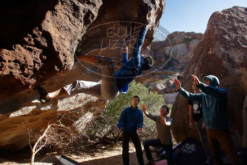 Bouldering in Hueco Tanks on 12/15/2019 with Blue Lizard Climbing and Yoga

Filename: SRM_20191215_1441270.jpg
Aperture: f/4.5
Shutter Speed: 1/400
Body: Canon EOS-1D Mark II
Lens: Canon EF 16-35mm f/2.8 L