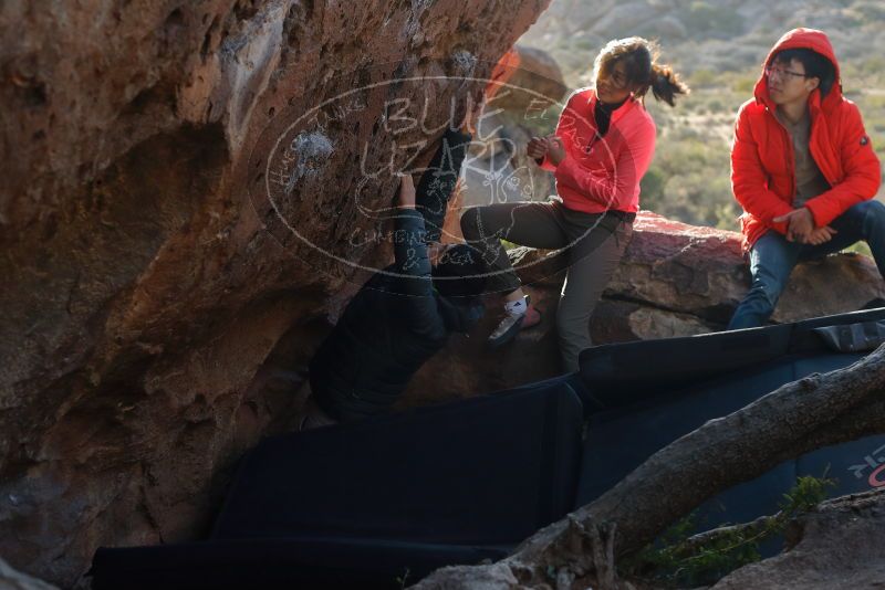 Bouldering in Hueco Tanks on 12/15/2019 with Blue Lizard Climbing and Yoga

Filename: SRM_20191215_1637570.jpg
Aperture: f/4.0
Shutter Speed: 1/250
Body: Canon EOS-1D Mark II
Lens: Canon EF 50mm f/1.8 II