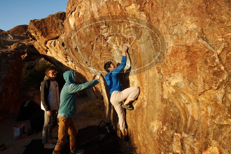 Bouldering in Hueco Tanks on 12/15/2019 with Blue Lizard Climbing and Yoga

Filename: SRM_20191215_1743330.jpg
Aperture: f/6.3
Shutter Speed: 1/250
Body: Canon EOS-1D Mark II
Lens: Canon EF 16-35mm f/2.8 L