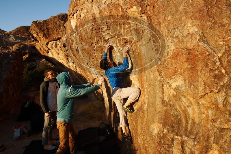 Bouldering in Hueco Tanks on 12/15/2019 with Blue Lizard Climbing and Yoga

Filename: SRM_20191215_1743350.jpg
Aperture: f/6.3
Shutter Speed: 1/250
Body: Canon EOS-1D Mark II
Lens: Canon EF 16-35mm f/2.8 L