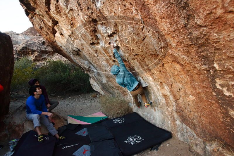 Bouldering in Hueco Tanks on 12/15/2019 with Blue Lizard Climbing and Yoga

Filename: SRM_20191215_1759340.jpg
Aperture: f/3.5
Shutter Speed: 1/250
Body: Canon EOS-1D Mark II
Lens: Canon EF 16-35mm f/2.8 L