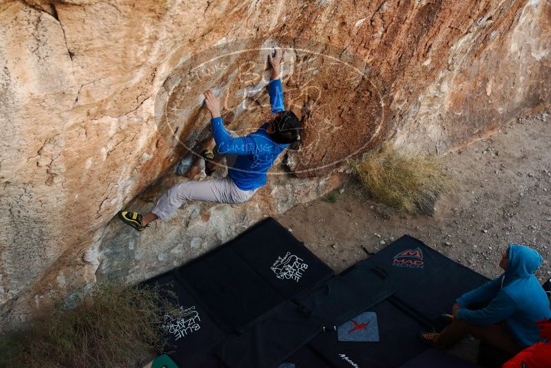 Bouldering in Hueco Tanks on 12/15/2019 with Blue Lizard Climbing and Yoga

Filename: SRM_20191215_1801090.jpg
Aperture: f/4.0
Shutter Speed: 1/250
Body: Canon EOS-1D Mark II
Lens: Canon EF 16-35mm f/2.8 L