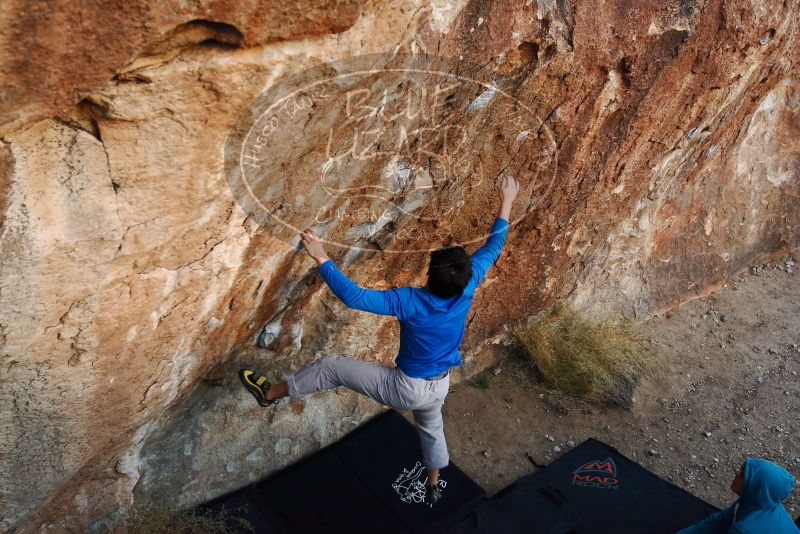 Bouldering in Hueco Tanks on 12/15/2019 with Blue Lizard Climbing and Yoga

Filename: SRM_20191215_1801120.jpg
Aperture: f/4.0
Shutter Speed: 1/250
Body: Canon EOS-1D Mark II
Lens: Canon EF 16-35mm f/2.8 L