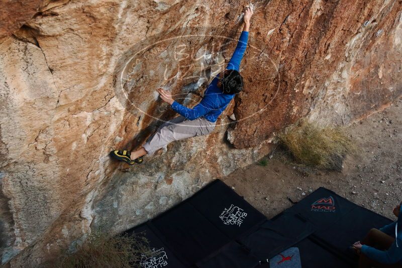 Bouldering in Hueco Tanks on 12/15/2019 with Blue Lizard Climbing and Yoga

Filename: SRM_20191215_1803140.jpg
Aperture: f/4.0
Shutter Speed: 1/250
Body: Canon EOS-1D Mark II
Lens: Canon EF 16-35mm f/2.8 L