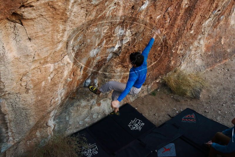 Bouldering in Hueco Tanks on 12/15/2019 with Blue Lizard Climbing and Yoga

Filename: SRM_20191215_1803150.jpg
Aperture: f/4.0
Shutter Speed: 1/250
Body: Canon EOS-1D Mark II
Lens: Canon EF 16-35mm f/2.8 L