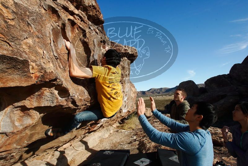 Bouldering in Hueco Tanks on 12/16/2019 with Blue Lizard Climbing and Yoga

Filename: SRM_20191216_1012040.jpg
Aperture: f/8.0
Shutter Speed: 1/500
Body: Canon EOS-1D Mark II
Lens: Canon EF 16-35mm f/2.8 L