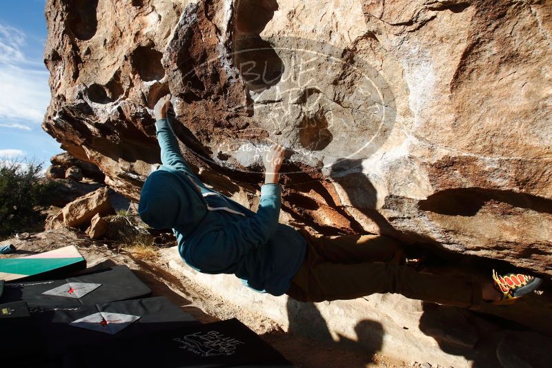 Bouldering in Hueco Tanks on 12/16/2019 with Blue Lizard Climbing and Yoga

Filename: SRM_20191216_1019590.jpg
Aperture: f/8.0
Shutter Speed: 1/400
Body: Canon EOS-1D Mark II
Lens: Canon EF 16-35mm f/2.8 L