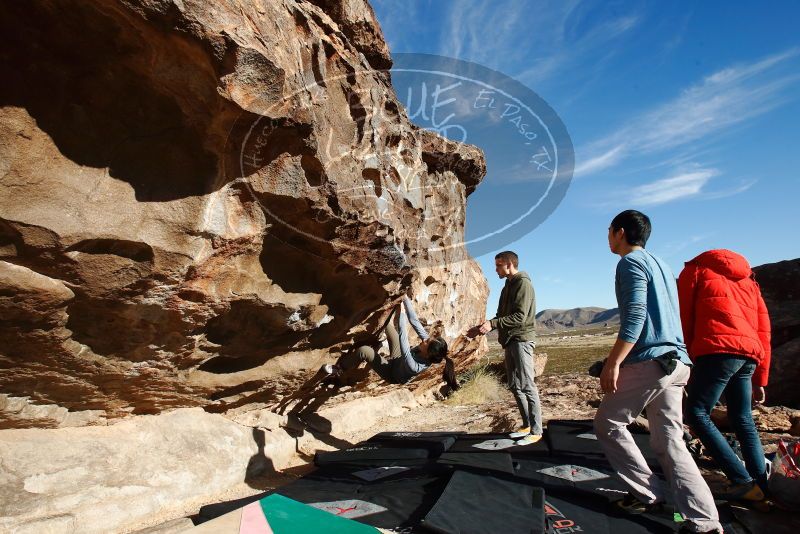 Bouldering in Hueco Tanks on 12/16/2019 with Blue Lizard Climbing and Yoga

Filename: SRM_20191216_1022160.jpg
Aperture: f/8.0
Shutter Speed: 1/500
Body: Canon EOS-1D Mark II
Lens: Canon EF 16-35mm f/2.8 L