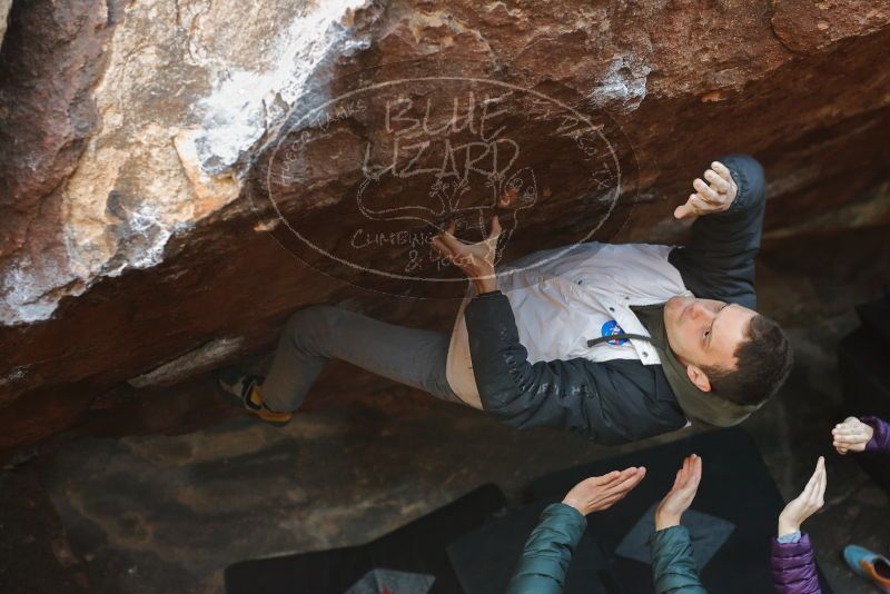 Bouldering in Hueco Tanks on 12/16/2019 with Blue Lizard Climbing and Yoga

Filename: SRM_20191216_1150470.jpg
Aperture: f/3.2
Shutter Speed: 1/250
Body: Canon EOS-1D Mark II
Lens: Canon EF 50mm f/1.8 II