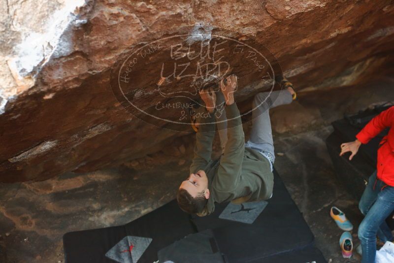 Bouldering in Hueco Tanks on 12/16/2019 with Blue Lizard Climbing and Yoga

Filename: SRM_20191216_1203170.jpg
Aperture: f/3.2
Shutter Speed: 1/250
Body: Canon EOS-1D Mark II
Lens: Canon EF 50mm f/1.8 II