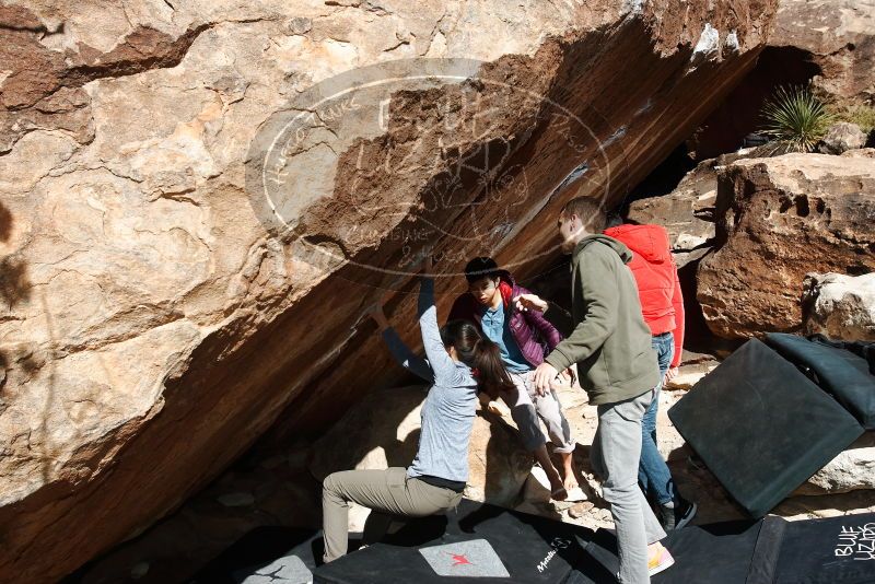 Bouldering in Hueco Tanks on 12/16/2019 with Blue Lizard Climbing and Yoga

Filename: SRM_20191216_1320460.jpg
Aperture: f/8.0
Shutter Speed: 1/250
Body: Canon EOS-1D Mark II
Lens: Canon EF 16-35mm f/2.8 L