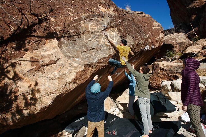 Bouldering in Hueco Tanks on 12/16/2019 with Blue Lizard Climbing and Yoga

Filename: SRM_20191216_1329540.jpg
Aperture: f/9.0
Shutter Speed: 1/250
Body: Canon EOS-1D Mark II
Lens: Canon EF 16-35mm f/2.8 L