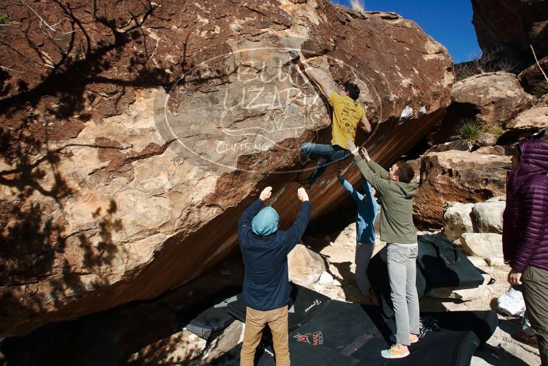 Bouldering in Hueco Tanks on 12/16/2019 with Blue Lizard Climbing and Yoga

Filename: SRM_20191216_1329570.jpg
Aperture: f/9.0
Shutter Speed: 1/250
Body: Canon EOS-1D Mark II
Lens: Canon EF 16-35mm f/2.8 L