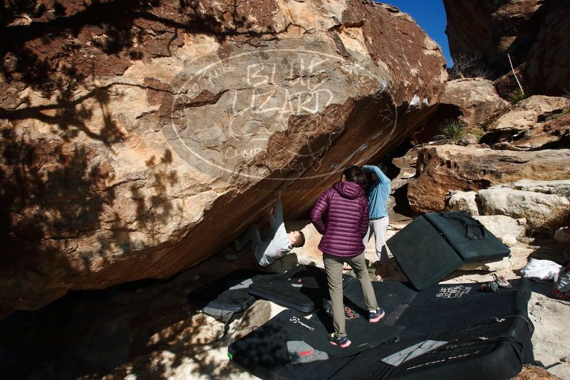 Bouldering in Hueco Tanks on 12/16/2019 with Blue Lizard Climbing and Yoga

Filename: SRM_20191216_1333550.jpg
Aperture: f/9.0
Shutter Speed: 1/250
Body: Canon EOS-1D Mark II
Lens: Canon EF 16-35mm f/2.8 L