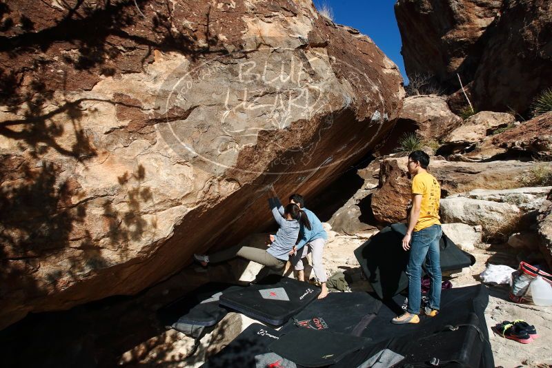 Bouldering in Hueco Tanks on 12/16/2019 with Blue Lizard Climbing and Yoga

Filename: SRM_20191216_1337000.jpg
Aperture: f/9.0
Shutter Speed: 1/250
Body: Canon EOS-1D Mark II
Lens: Canon EF 16-35mm f/2.8 L