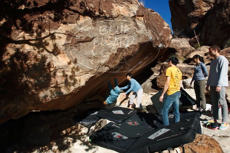 Bouldering in Hueco Tanks on 12/16/2019 with Blue Lizard Climbing and Yoga

Filename: SRM_20191216_1339180.jpg
Aperture: f/9.0
Shutter Speed: 1/250
Body: Canon EOS-1D Mark II
Lens: Canon EF 16-35mm f/2.8 L