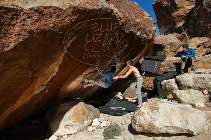 Bouldering in Hueco Tanks on 12/16/2019 with Blue Lizard Climbing and Yoga

Filename: SRM_20191216_1402340.jpg
Aperture: f/9.0
Shutter Speed: 1/250
Body: Canon EOS-1D Mark II
Lens: Canon EF 16-35mm f/2.8 L