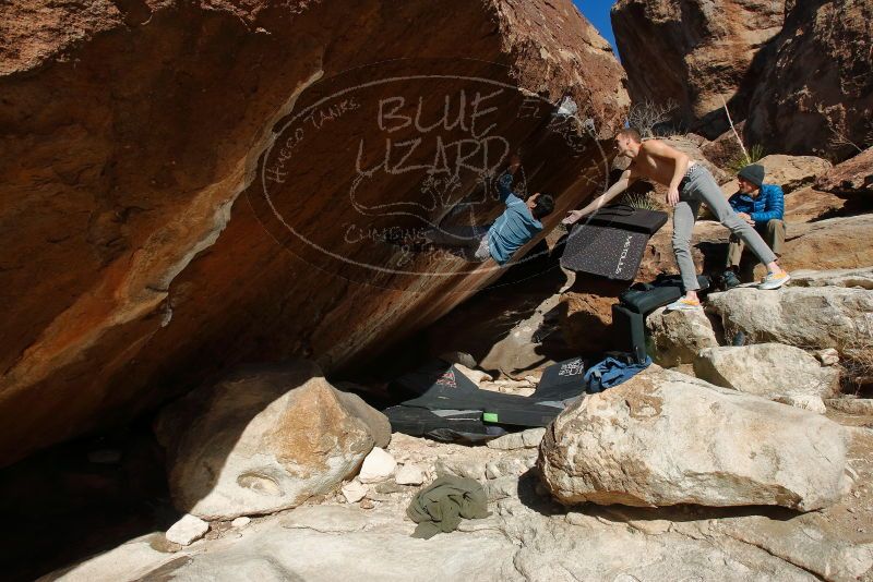 Bouldering in Hueco Tanks on 12/16/2019 with Blue Lizard Climbing and Yoga

Filename: SRM_20191216_1404590.jpg
Aperture: f/9.0
Shutter Speed: 1/250
Body: Canon EOS-1D Mark II
Lens: Canon EF 16-35mm f/2.8 L