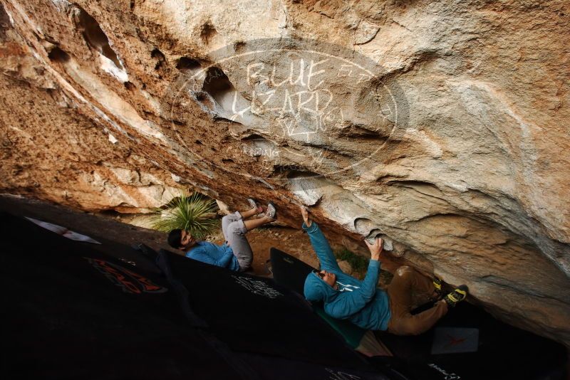 Bouldering in Hueco Tanks on 12/16/2019 with Blue Lizard Climbing and Yoga

Filename: SRM_20191216_1547510.jpg
Aperture: f/9.0
Shutter Speed: 1/250
Body: Canon EOS-1D Mark II
Lens: Canon EF 16-35mm f/2.8 L