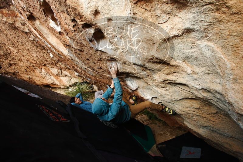 Bouldering in Hueco Tanks on 12/16/2019 with Blue Lizard Climbing and Yoga

Filename: SRM_20191216_1548020.jpg
Aperture: f/6.3
Shutter Speed: 1/250
Body: Canon EOS-1D Mark II
Lens: Canon EF 16-35mm f/2.8 L