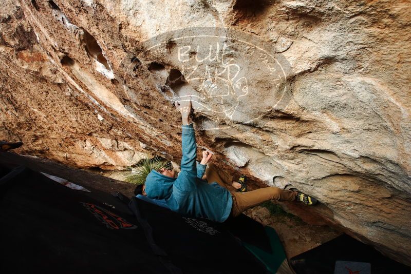 Bouldering in Hueco Tanks on 12/16/2019 with Blue Lizard Climbing and Yoga

Filename: SRM_20191216_1548030.jpg
Aperture: f/6.3
Shutter Speed: 1/250
Body: Canon EOS-1D Mark II
Lens: Canon EF 16-35mm f/2.8 L