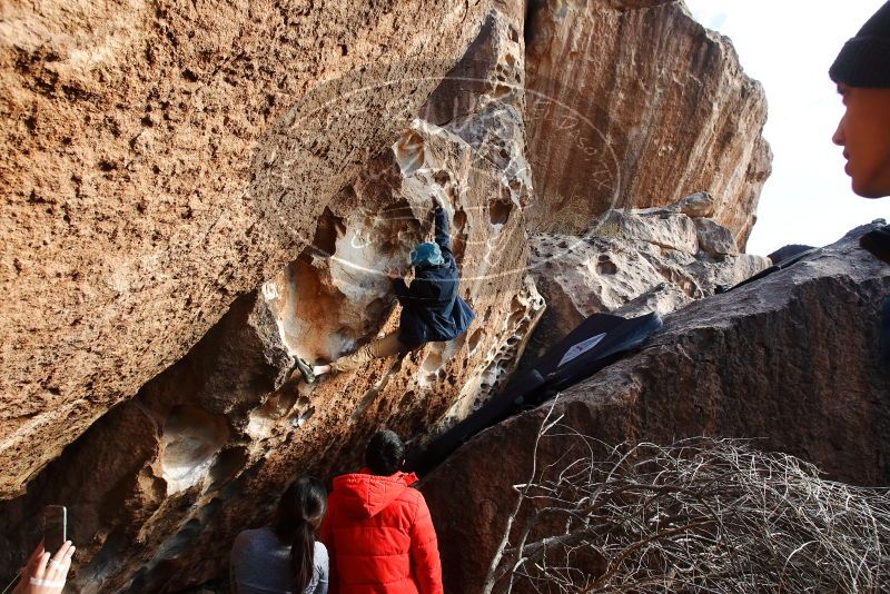 Bouldering in Hueco Tanks on 12/16/2019 with Blue Lizard Climbing and Yoga

Filename: SRM_20191216_1622100.jpg
Aperture: f/7.1
Shutter Speed: 1/250
Body: Canon EOS-1D Mark II
Lens: Canon EF 16-35mm f/2.8 L