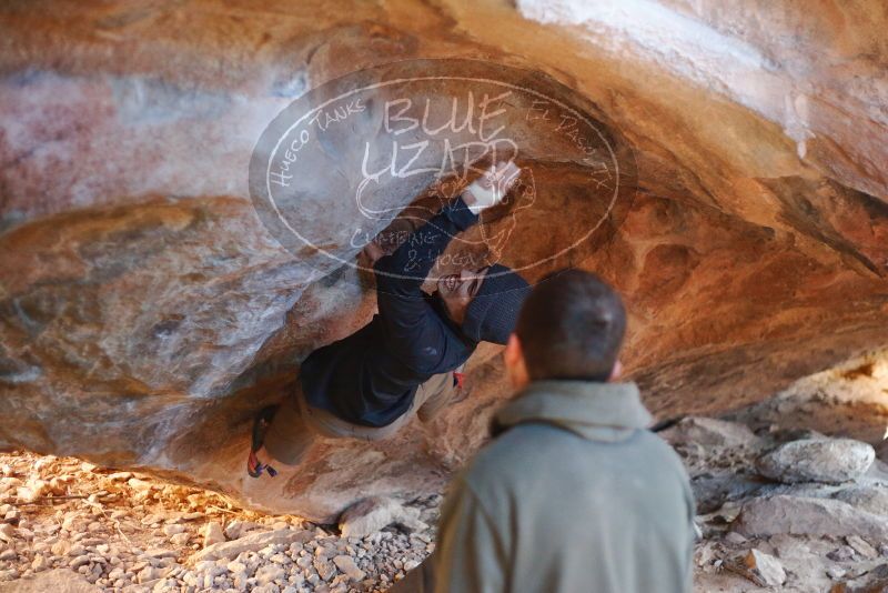 Bouldering in Hueco Tanks on 12/16/2019 with Blue Lizard Climbing and Yoga

Filename: SRM_20191216_1701180.jpg
Aperture: f/2.0
Shutter Speed: 1/250
Body: Canon EOS-1D Mark II
Lens: Canon EF 50mm f/1.8 II