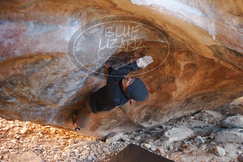 Bouldering in Hueco Tanks on 12/16/2019 with Blue Lizard Climbing and Yoga

Filename: SRM_20191216_1701550.jpg
Aperture: f/2.0
Shutter Speed: 1/250
Body: Canon EOS-1D Mark II
Lens: Canon EF 50mm f/1.8 II