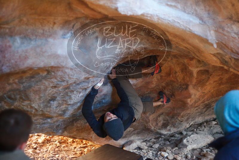 Bouldering in Hueco Tanks on 12/16/2019 with Blue Lizard Climbing and Yoga

Filename: SRM_20191216_1704130.jpg
Aperture: f/2.2
Shutter Speed: 1/250
Body: Canon EOS-1D Mark II
Lens: Canon EF 50mm f/1.8 II