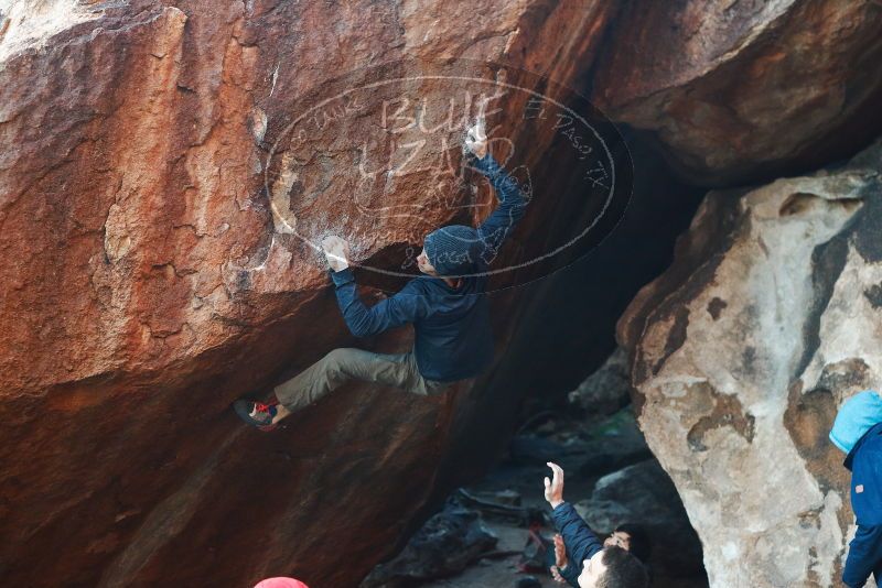 Bouldering in Hueco Tanks on 12/16/2019 with Blue Lizard Climbing and Yoga

Filename: SRM_20191216_1748030.jpg
Aperture: f/2.8
Shutter Speed: 1/250
Body: Canon EOS-1D Mark II
Lens: Canon EF 50mm f/1.8 II