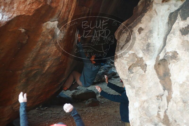 Bouldering in Hueco Tanks on 12/16/2019 with Blue Lizard Climbing and Yoga

Filename: SRM_20191216_1755250.jpg
Aperture: f/2.5
Shutter Speed: 1/250
Body: Canon EOS-1D Mark II
Lens: Canon EF 50mm f/1.8 II