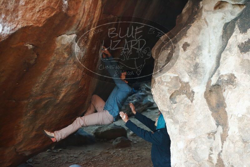 Bouldering in Hueco Tanks on 12/16/2019 with Blue Lizard Climbing and Yoga

Filename: SRM_20191216_1755340.jpg
Aperture: f/2.2
Shutter Speed: 1/250
Body: Canon EOS-1D Mark II
Lens: Canon EF 50mm f/1.8 II