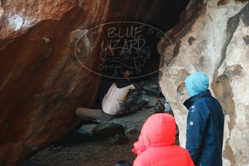 Bouldering in Hueco Tanks on 12/16/2019 with Blue Lizard Climbing and Yoga

Filename: SRM_20191216_1756180.jpg
Aperture: f/2.8
Shutter Speed: 1/250
Body: Canon EOS-1D Mark II
Lens: Canon EF 50mm f/1.8 II