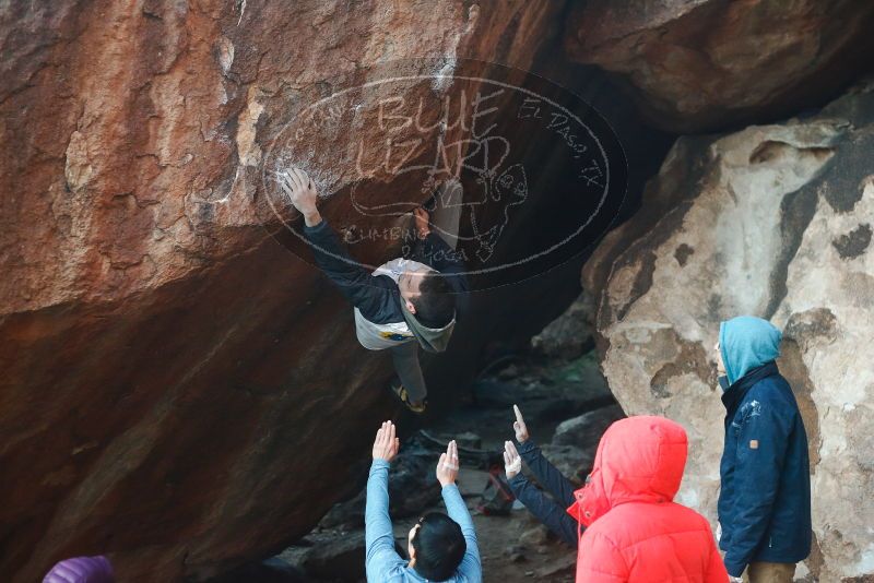 Bouldering in Hueco Tanks on 12/16/2019 with Blue Lizard Climbing and Yoga

Filename: SRM_20191216_1756550.jpg
Aperture: f/2.8
Shutter Speed: 1/250
Body: Canon EOS-1D Mark II
Lens: Canon EF 50mm f/1.8 II