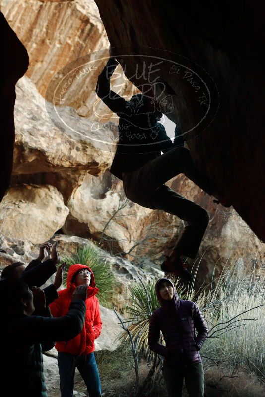 Bouldering in Hueco Tanks on 12/16/2019 with Blue Lizard Climbing and Yoga

Filename: SRM_20191216_1802100.jpg
Aperture: f/4.0
Shutter Speed: 1/250
Body: Canon EOS-1D Mark II
Lens: Canon EF 50mm f/1.8 II