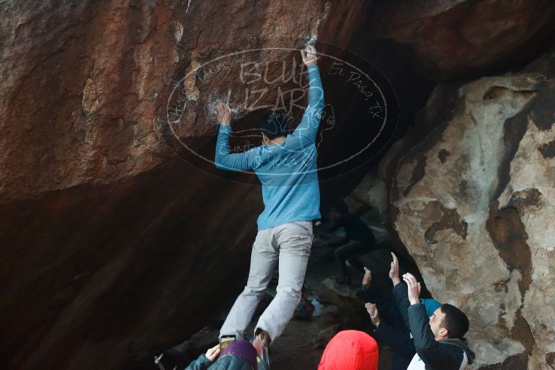 Bouldering in Hueco Tanks on 12/16/2019 with Blue Lizard Climbing and Yoga

Filename: SRM_20191216_1804120.jpg
Aperture: f/3.5
Shutter Speed: 1/250
Body: Canon EOS-1D Mark II
Lens: Canon EF 50mm f/1.8 II