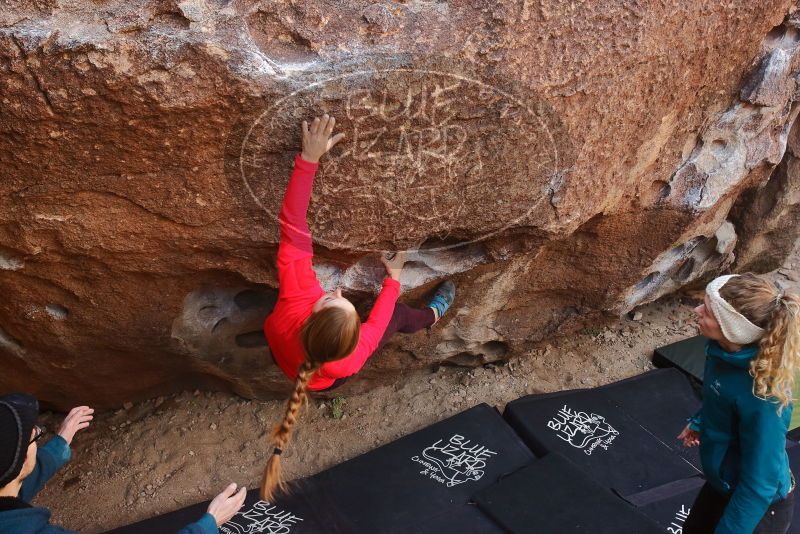 Bouldering in Hueco Tanks on 12/19/2019 with Blue Lizard Climbing and Yoga

Filename: SRM_20191219_1106490.jpg
Aperture: f/5.0
Shutter Speed: 1/250
Body: Canon EOS-1D Mark II
Lens: Canon EF 16-35mm f/2.8 L