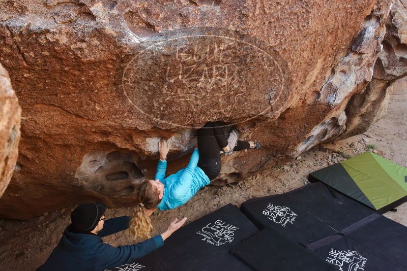 Bouldering in Hueco Tanks on 12/19/2019 with Blue Lizard Climbing and Yoga

Filename: SRM_20191219_1108591.jpg
Aperture: f/5.0
Shutter Speed: 1/250
Body: Canon EOS-1D Mark II
Lens: Canon EF 16-35mm f/2.8 L